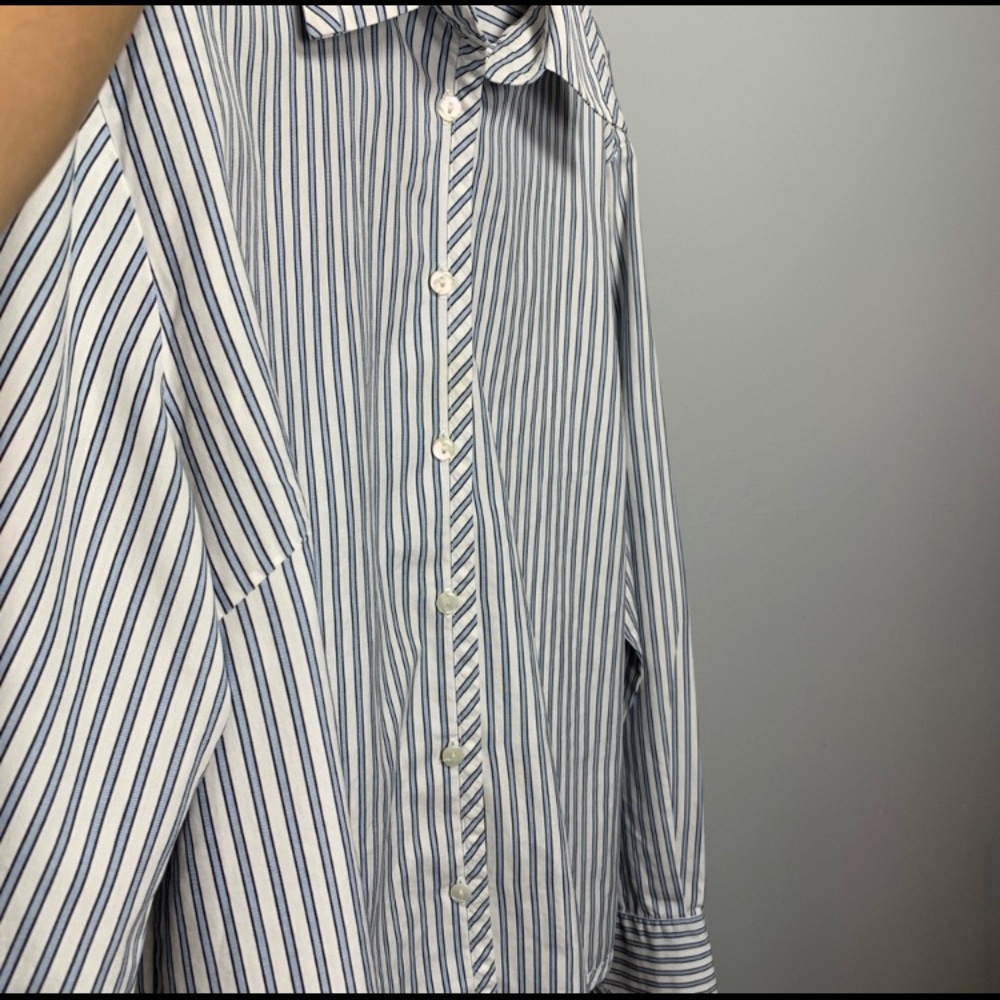 Pendleton | Button Down Striped Blouse - image 6
